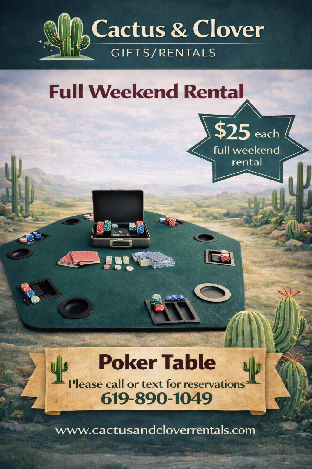 Card table (Casino night)