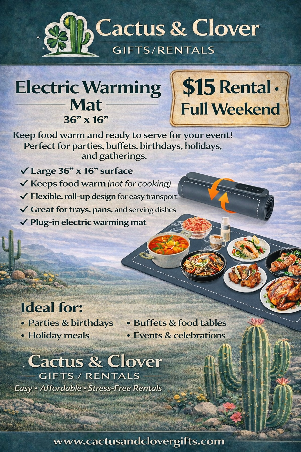Electric Warming Mat