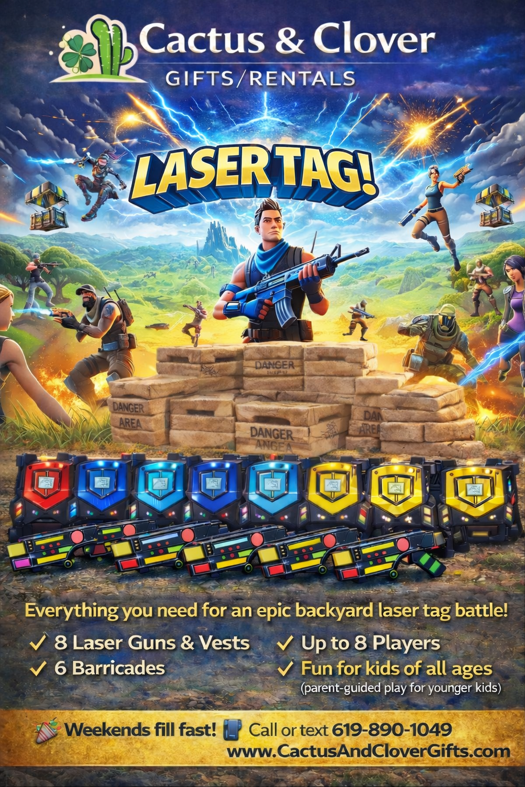 Laser Tag Package