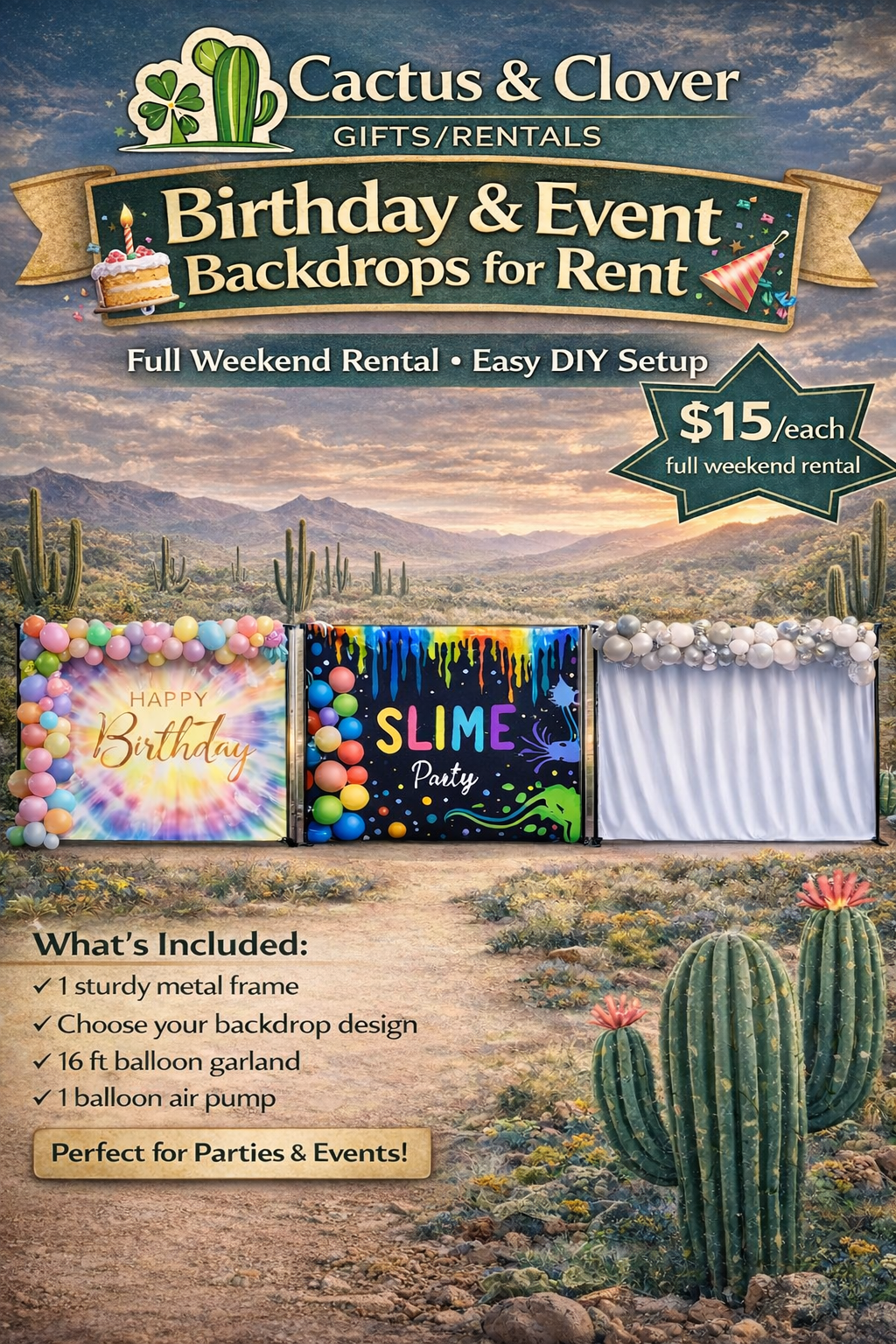 Backdrop Rentals
