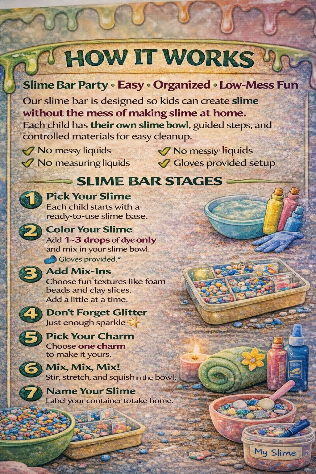 Slime Party Package Rental