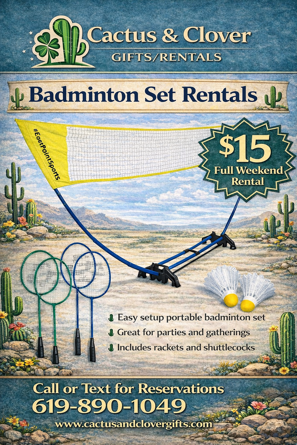 Badminton set