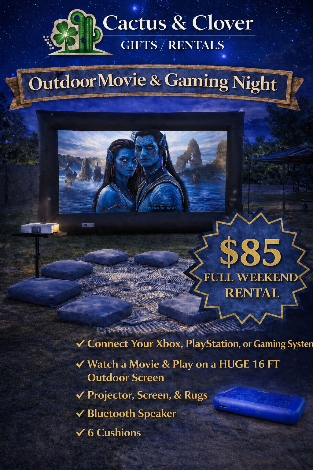 Outdoor Movie/Gaming night